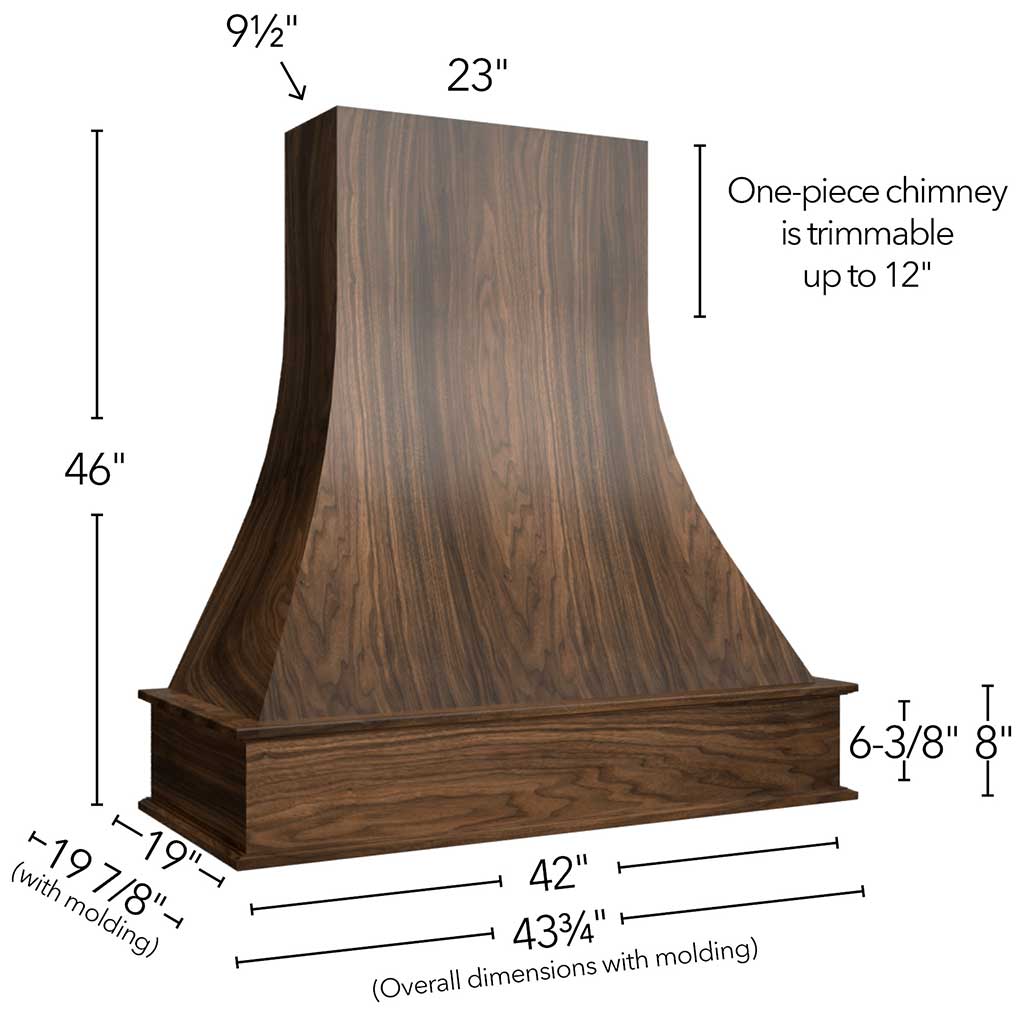 Fabuwood Onyx Cobblestone RHCA42 WALNUT