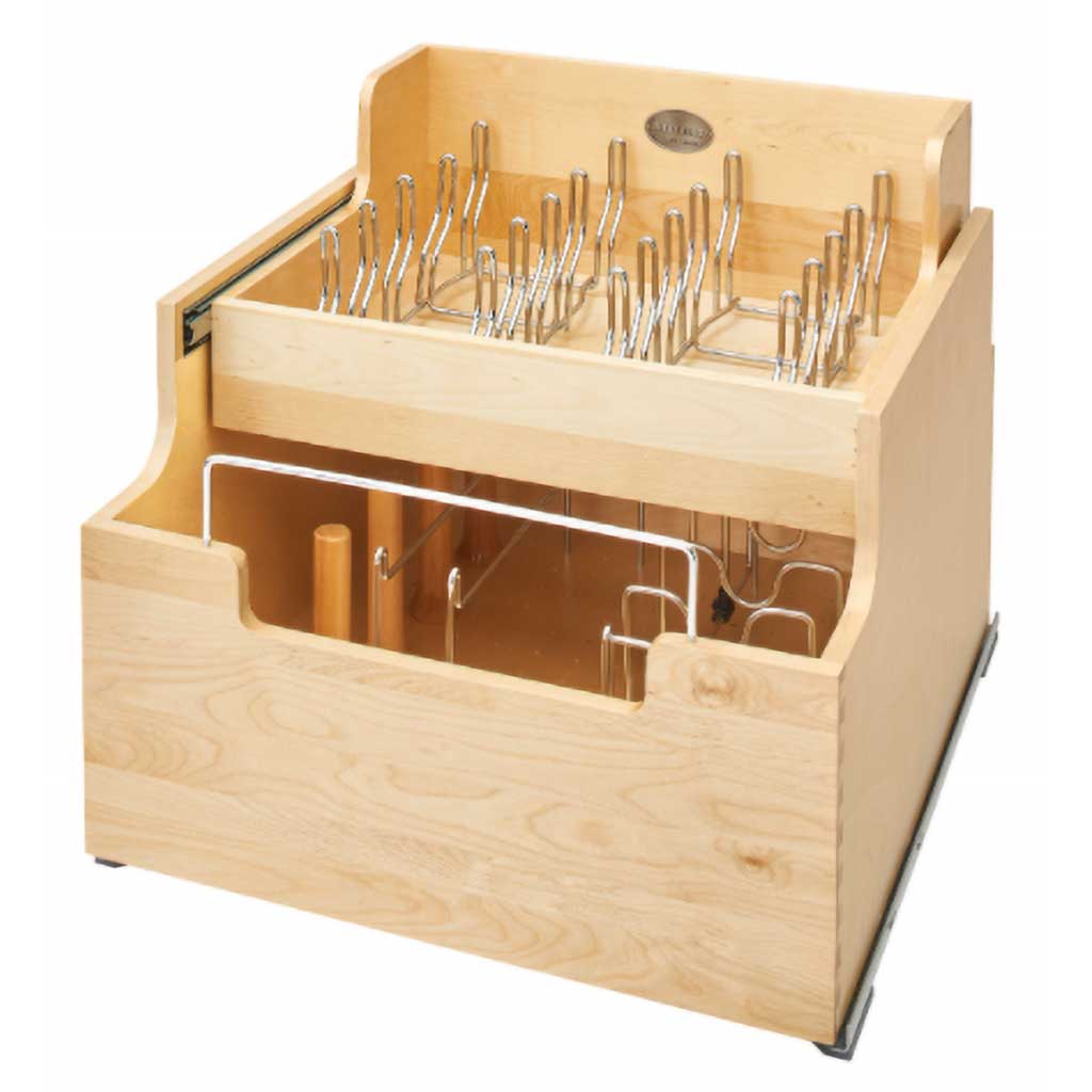 TWO-TIER COOKWARE ORGANIZER FOR B24