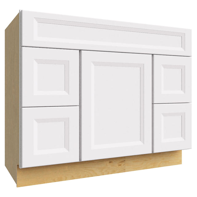 Onyx Frost Vanities - 42"W X 34-1/2"H X 21"D Vanity Sink & Drawer Combo ...