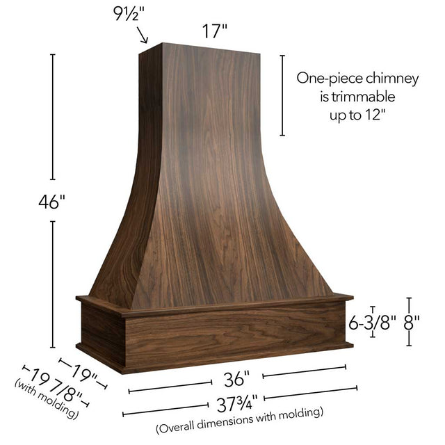 Fabuwood Imperio Dove RHCA36 WALNUT