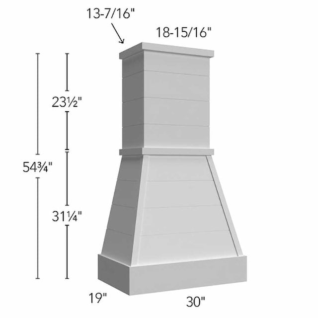 Fabuwood Imperio Nickel RHF30 TIMBER