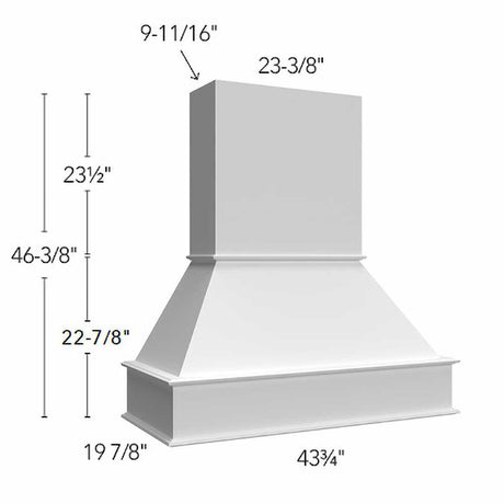 Fabuwood Imperio Nickel RHS42 TIMBER